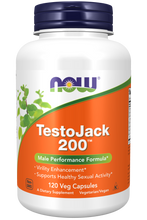 Load image into Gallery viewer, Now Foods TestoJack 200™ - 120 Veg Capsules
