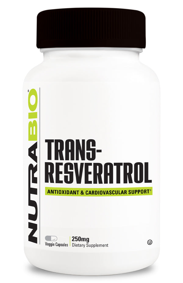 Nutrabio Trans-Resveratrol (250mg) 150 Vegetable Capsules