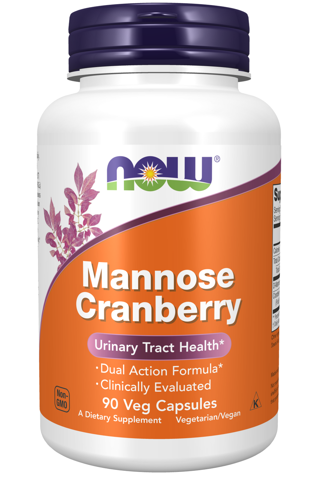 Now Foods Mannose Cranberry - 90 Veg Capsules