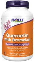 Load image into Gallery viewer, Now Foods Quercetin with Bromelain Veg Capsules 240 capsule
