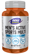 Load image into Gallery viewer, Now Foods Men&#39;s Active Sports Multi Softgels 90 ct
