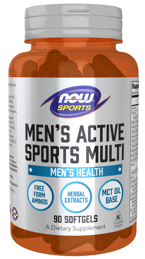 Now Foods Men's Active Sports Multi Softgels 90 ct