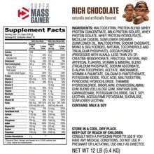 Load image into Gallery viewer, Dymatize Super Mass Gainer 12lb
