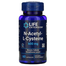 Load image into Gallery viewer, N-Acetyl-L-Cysteine (NAC) 600 mg, 60 capsules
