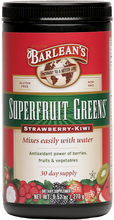 Load image into Gallery viewer, Barlean&#39;s  Greens   SUPERFRUIT STRAWBERRY KIWI GREENS™ POWDER
