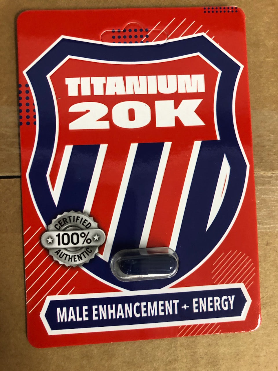 Titanium 20k male enhancement pill Case of 30 caps