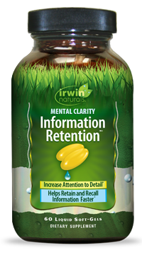 Irwin Naturals Mental Clarity Information Retention