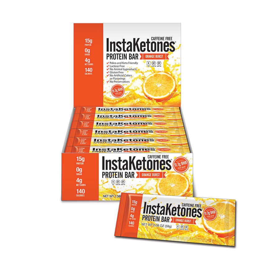 Julian Bakery InstaKetone® Bar (Orange Tart) 12 Bars
