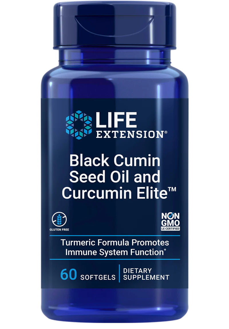 Life Extension Black Cumin Seed Oil and Curcumin Elite™