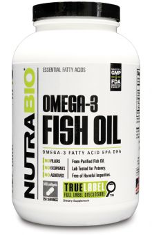 Nutrabio Omega 3 Fish Oil 500 Softgels