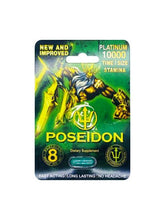 Load image into Gallery viewer, Poseidon Green 10000 Platinum male enhancement Case of 24 capsules
