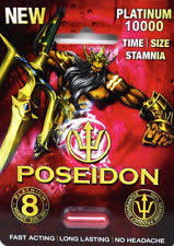 Poseidon Platinum 10000 - All Natural Male Enhancement Supplement  Case of 25