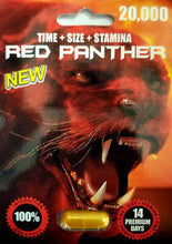 Load image into Gallery viewer, Red Panther Case of 24 Capsules
