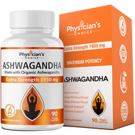 Physicians Choice 1950mg Organic Ashwagandha -Anxiety & Stress Support
