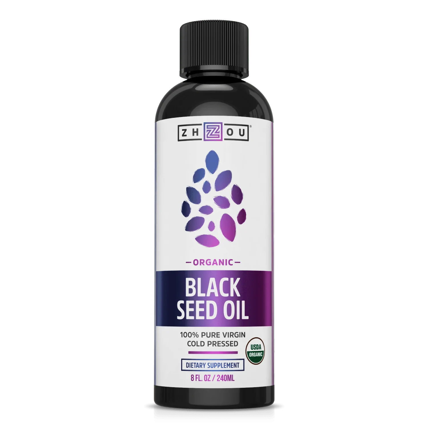 ZHOU BLACK SEED OIL LIQUID 8 oz – National Discount Nutrition