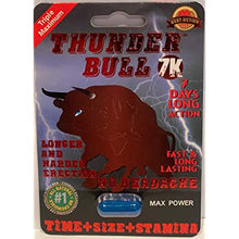 Load image into Gallery viewer, Thunder Bull 7k Male Enhancement Case of 24 Capsules
