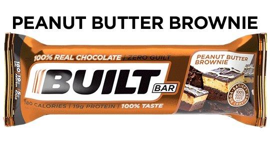 Built Bar Peanut Butter Brownie - 12ct